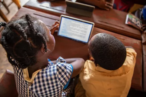 L'UNICEF accompagne le ministère de l’Enseignement guinéen dans le déploiement de la plateforme Learning Passport pour améliorer l'enseignement, l'apprentissage et les acquis scolaires.