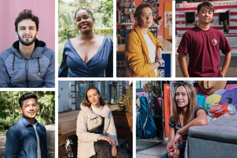 New York Times portraits of young people